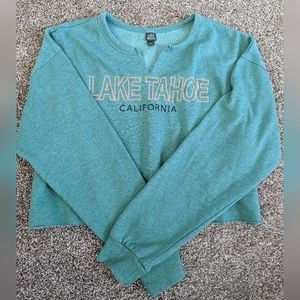 Distressed Neck Pullover